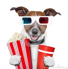 Movie dog popcorn 400x405