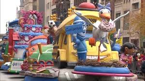 Thanksgiving Day Parade Float in Detroit